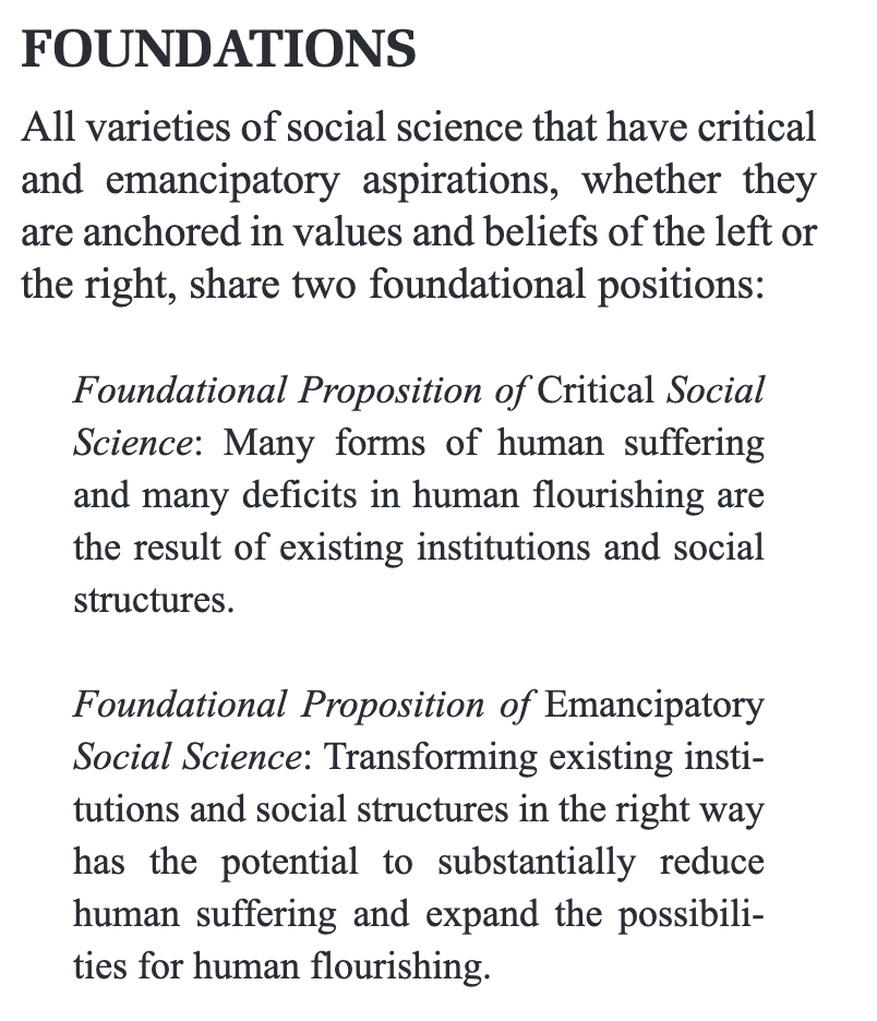 the propositions or interests of the social & natural sciences