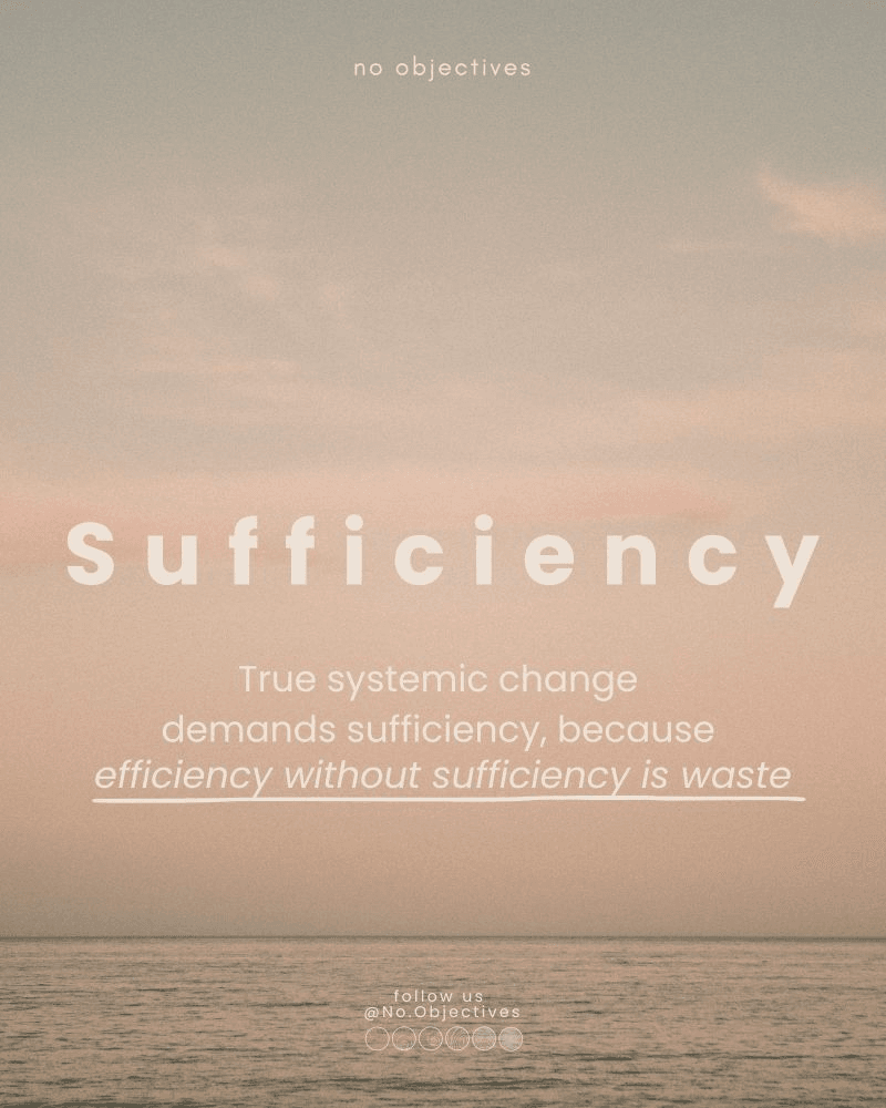 Let's be energy-vegans