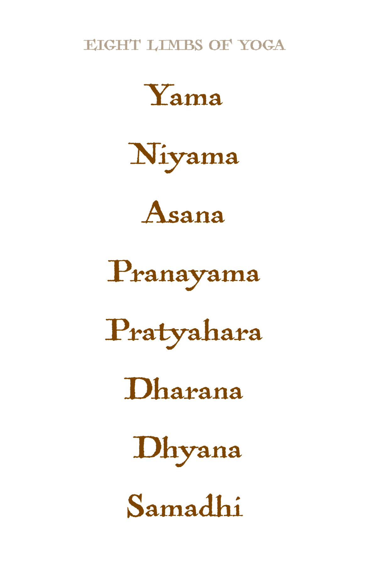 The 8 Limbs of Yoga